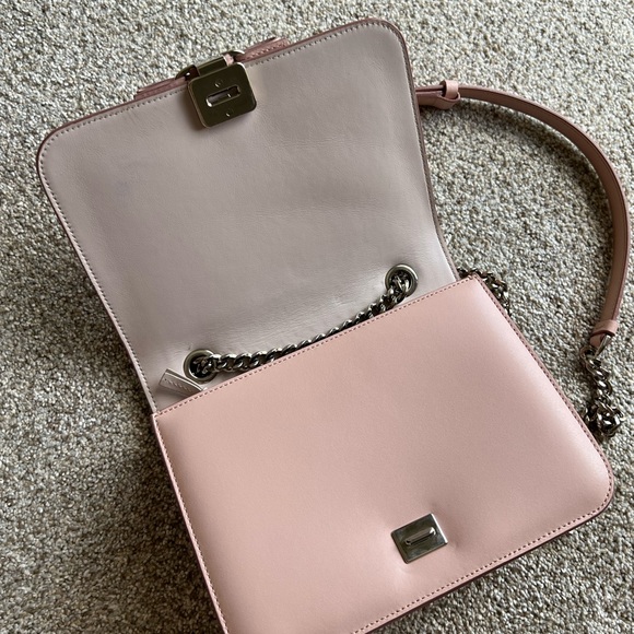 Salvatore Ferragamo | Vara Rainbow Camera Bag - Calfskin Leather in Bon Bon Pink - Picture 7 of 15